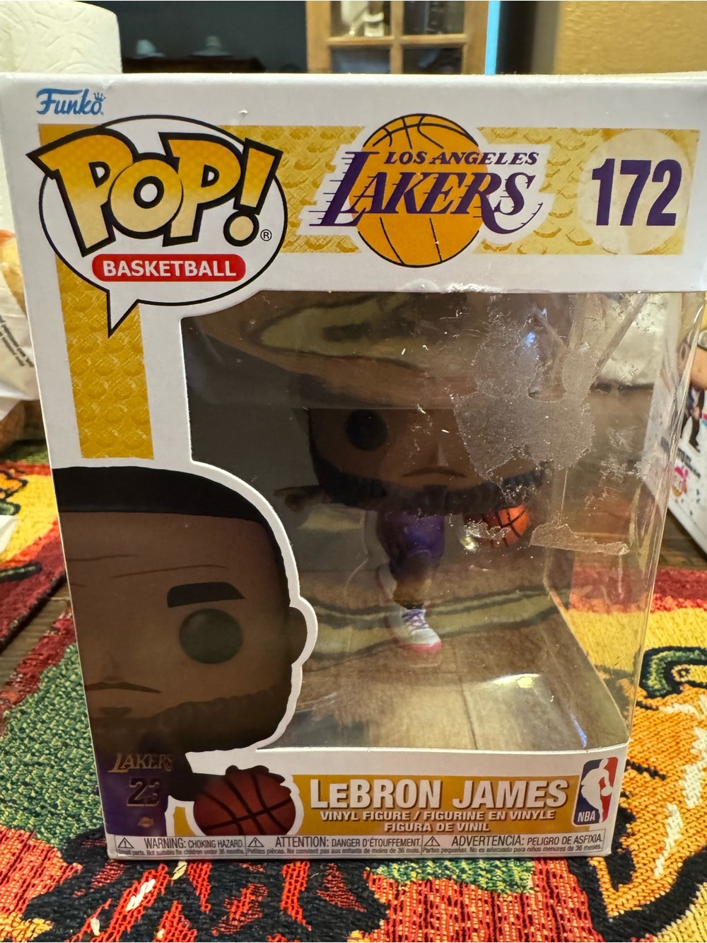 Funko Los Angeles Lakers LeBron James Vinyl Figure - Purple/Gold